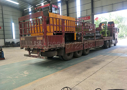 crawler type composting machine delivery