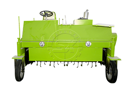 self-moving type compost turning machine
